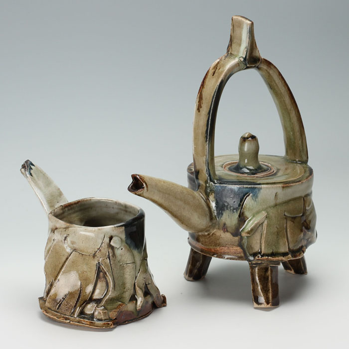 Elephant teapot and cup